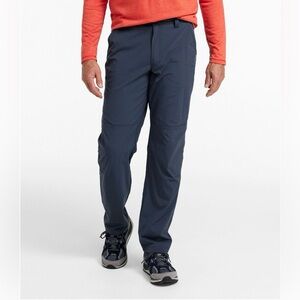 L.L. Bean Carbon Navy Access Gorpcore Trail Pants Standard Straight Leg 33x34